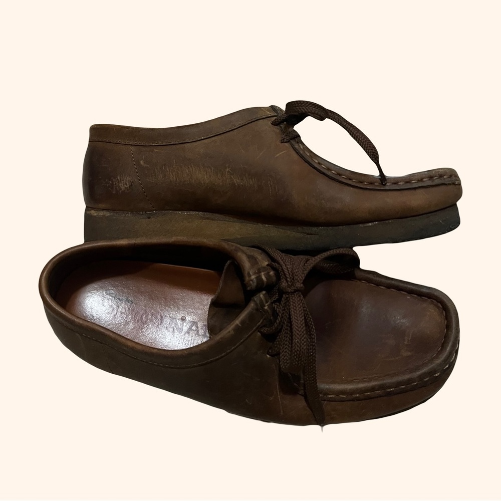 Clarks Leather Original Wallabees